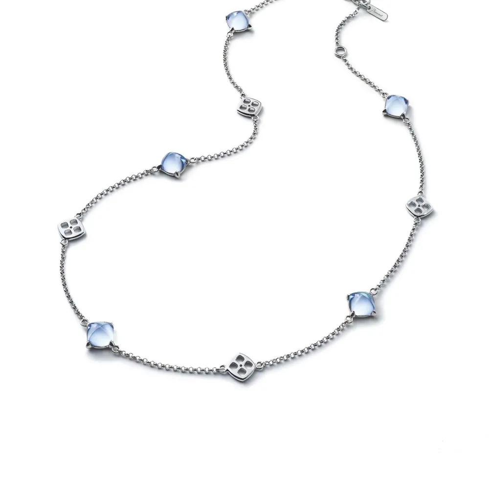 Vessière Cristaux Bijoux|Colliers Cristal|Médicis collier chaine baccarat