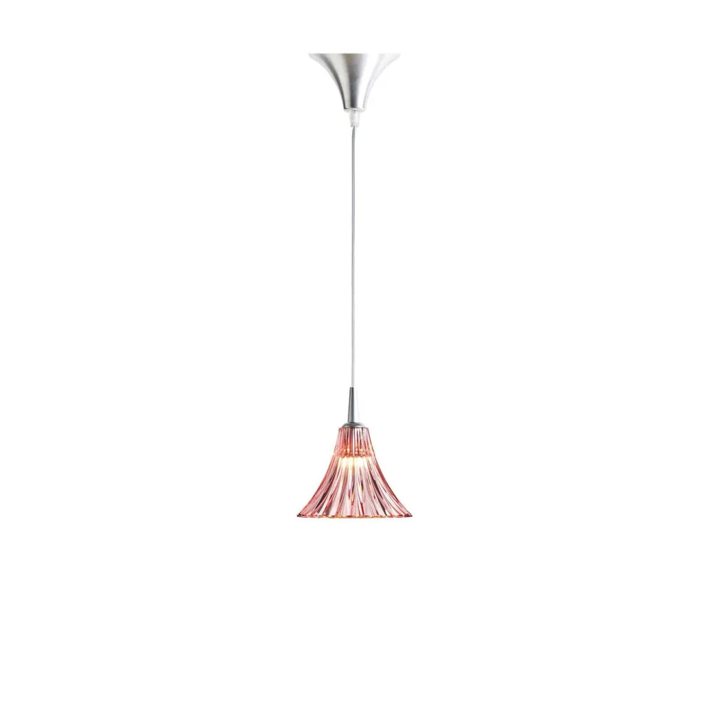 Vessière Cristaux Suspensions Cristal|Luminaires|Mille nuits suspension rose Baccarat