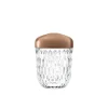 Vessière Cristaux Lampes Cristal|Lustre Luminaire Saint-Louis|Mini baladeuse folia cuivré saint-louis