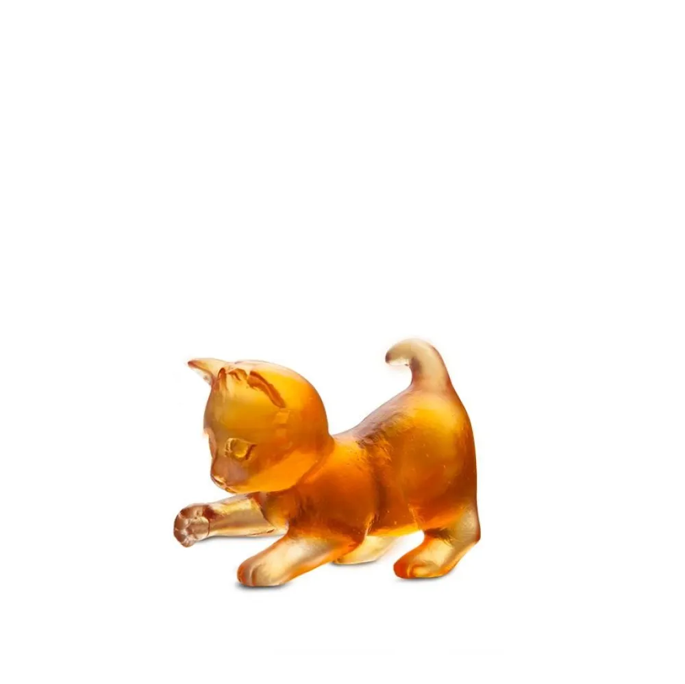Vessière Cristaux Bestiaire|Figurines Miniature Cristal|Mini chatons joueur ambre daum