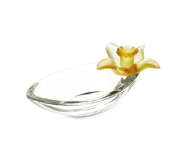 Vessière Cristaux Coupelles Cristal|Mini coupelle jonquilles daum