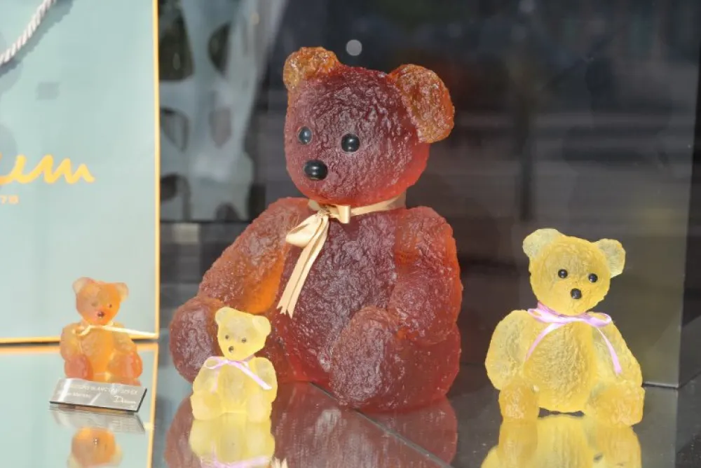 Vessière Cristaux Éditions D’Art Cristal|Figurines Miniature Cristal|Mini doudours mansau daum