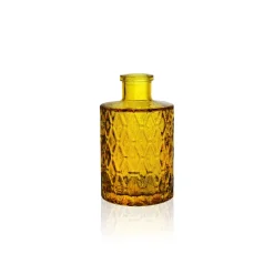 Vessière Cristaux Vases|Vases Cristal Couleur|Mini vase en verre ambre N°9