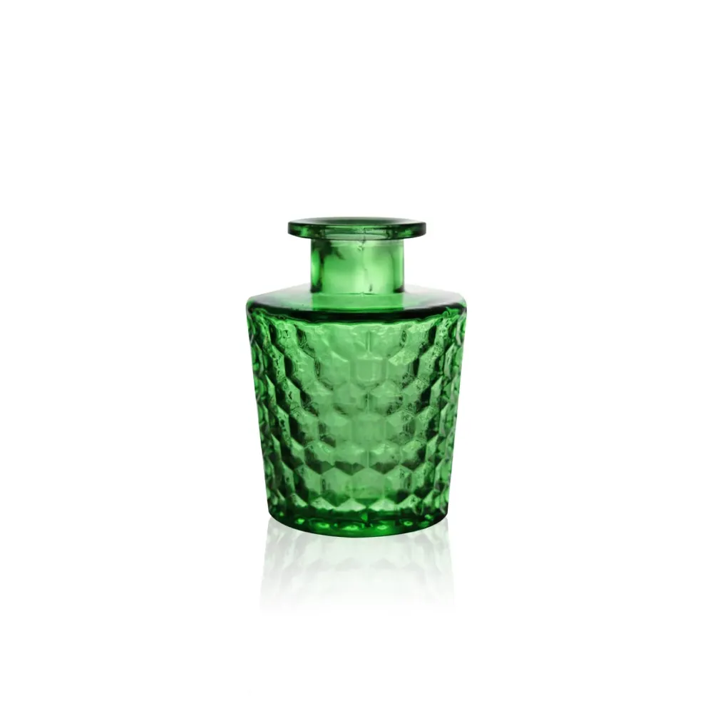 Vessière Cristaux Vases Cristal Couleur|Vases|Mini vase en verre vert N°5