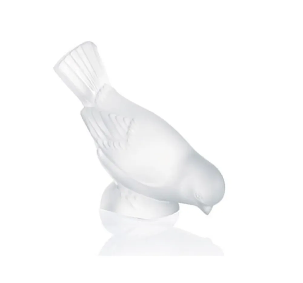 Vessière Cristaux Sculptures Et Figurines|Bestiaire|Moineau hardi lalique
