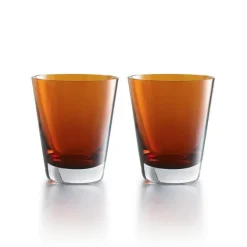 Vessière Cristaux Art De La Table|Coffrets Verres Cristal|Mosaïque – gobelet orange x2 baccarat
