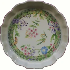 Vessière Cristaux Lunéville|Moule tarte vent de fleurs lunéville