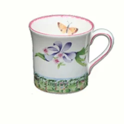 Vessière Cristaux Lunéville|Mug vent de fleurs