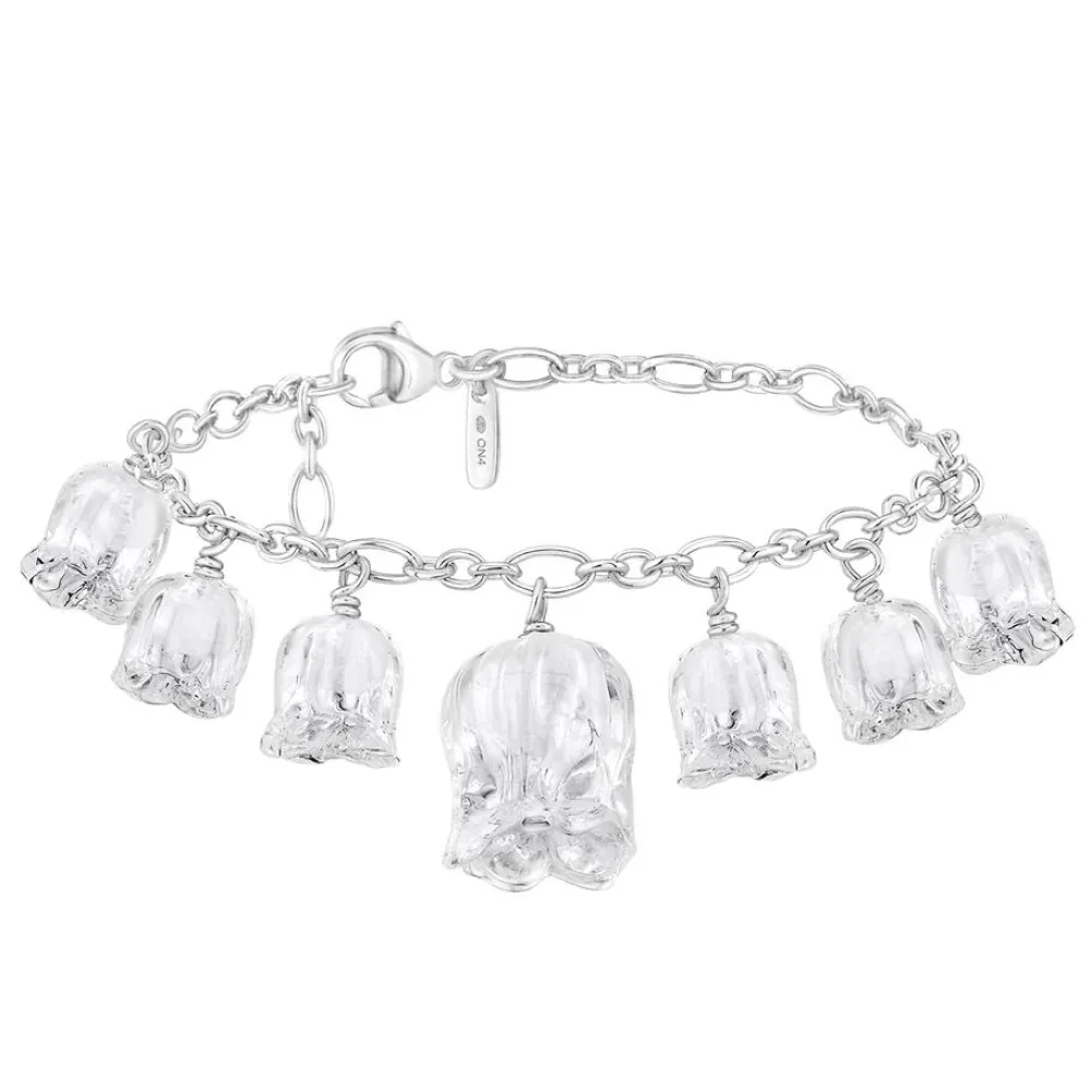 Vessière Cristaux Bracelets Cristal|Bracelets|Muguet bracelet 7 cristaux lalique
