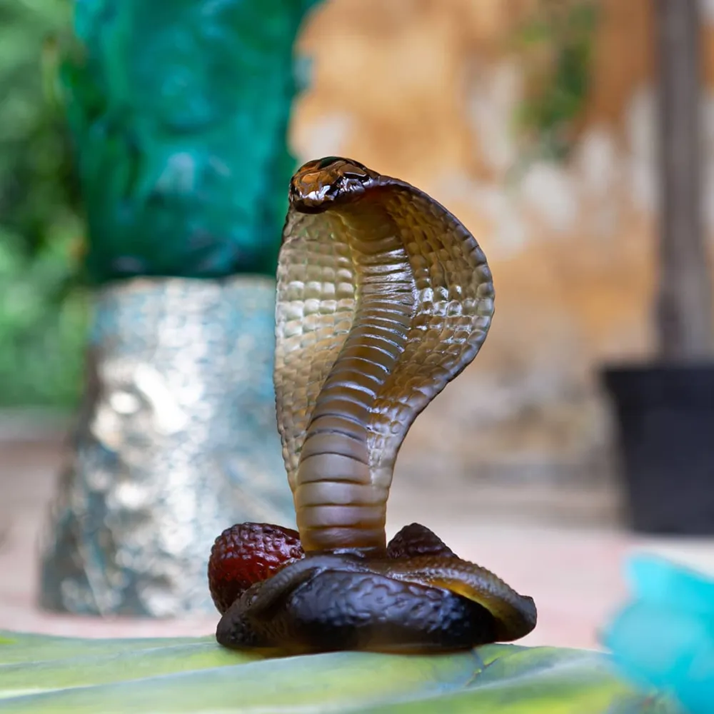 Vessière Cristaux Editions D’Art|Bestiaire|Naja cobra Daum