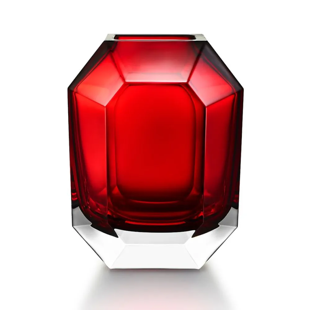 Vessière Cristaux Vases|Vases|Octogone vase baccarat