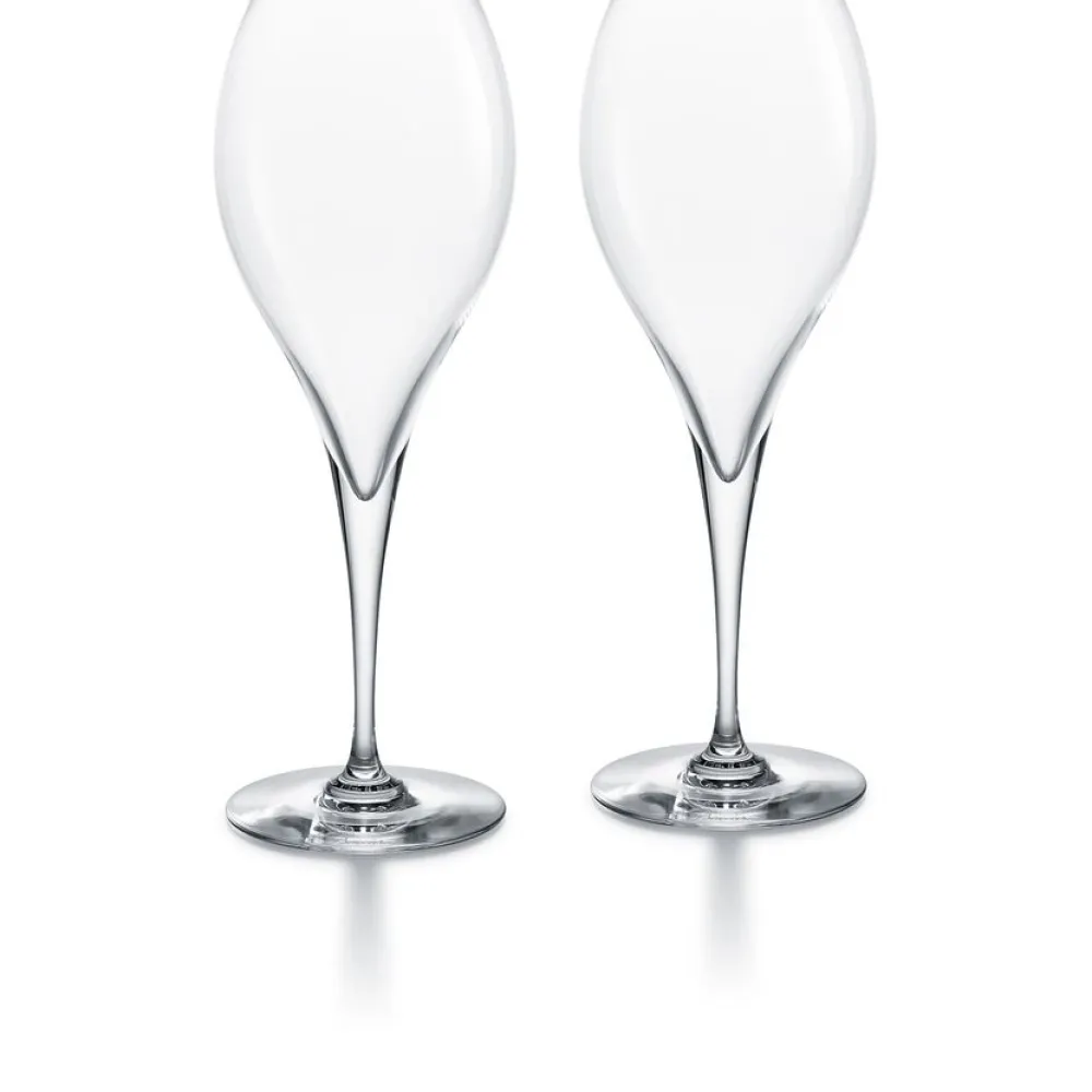 Vessière Cristaux Art De La Table|Coffrets Verres Cristal|Oenologie flûte champagne x2 baccarat