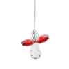 Vessière Cristaux Symboles Religieux Cristal|Ornements Cristal|Ornement ange cristaux swarovski rouge