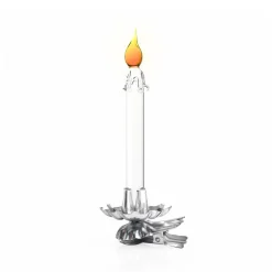 Vessière Cristaux Décoration|Ornements Cristal|Ornement cierge de Noël verre