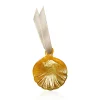 Vessière Cristaux Décoration|Ornements Cristal|Ornement de Venise à l’or ambre – 6 EX