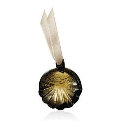 Vessière Cristaux Décoration|Ornements Cristal|Ornement de Venise à l’or noir – 12 EX