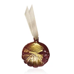 Vessière Cristaux Décoration|Ornements Cristal|Ornement de Venise à l’or violet – 4 EX