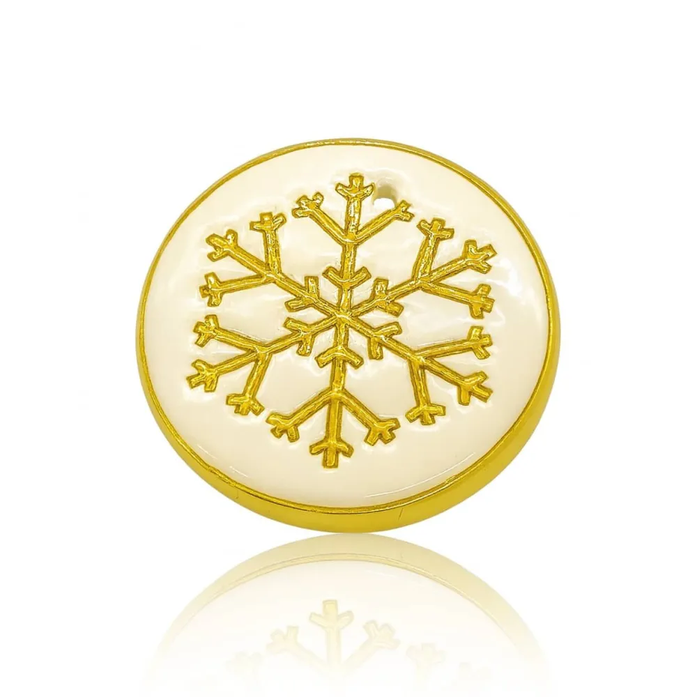 Vessière Cristaux Ornements Cristal|Décorations De Noël|Ornement Flocon de Noël Émaux de Longwy