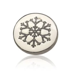 Vessière Cristaux Ornements Cristal|Décorations De Noël|Ornement Flocon de Noël Émaux de Longwy