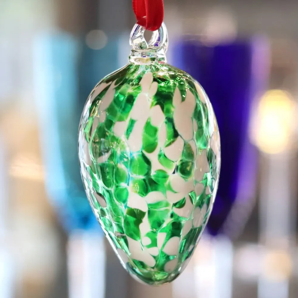 Vessière Cristaux Sulfures, Presse-Papiers|Décoration|Ornement œuf de Pâques cristal de Lorraine
