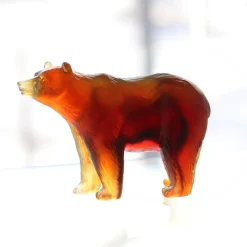Vessière Cristaux Bestiaire|Animaux Cristal|Ours ambre daum