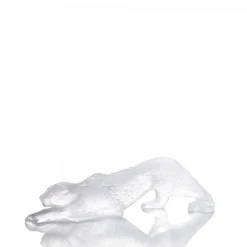 Vessière Cristaux Animaux Cristal|Sculptures Et Figurines|Panthère zeila incolore gm lalique