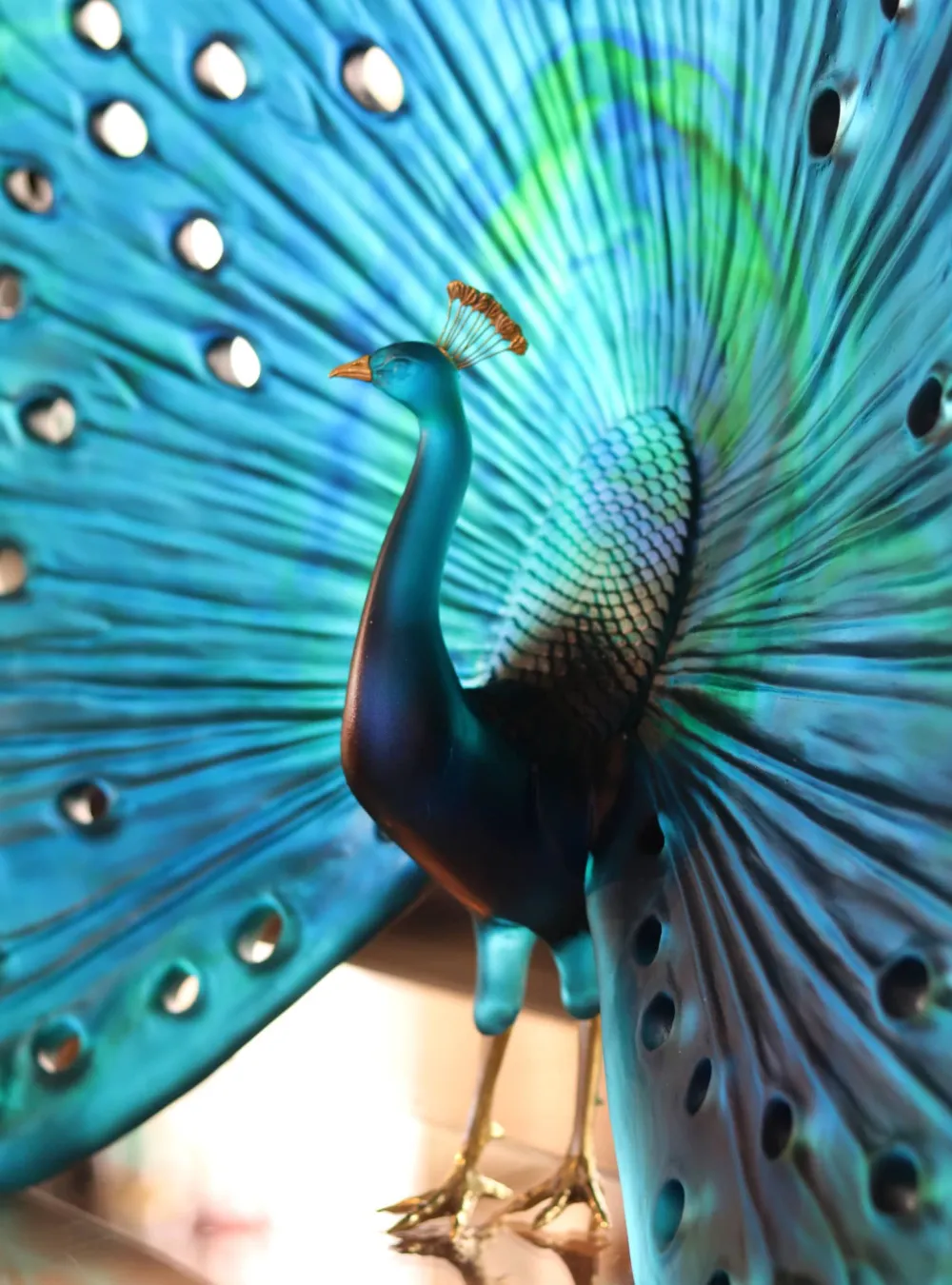 Vessière Cristaux Editions D’Art|Bestiaire|Parade du paon daum par madeleine van der knoop