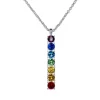 Vessière Cristaux Pendentifs Cristal|Pendentifs|Pendentif 7 chakras swarovski®