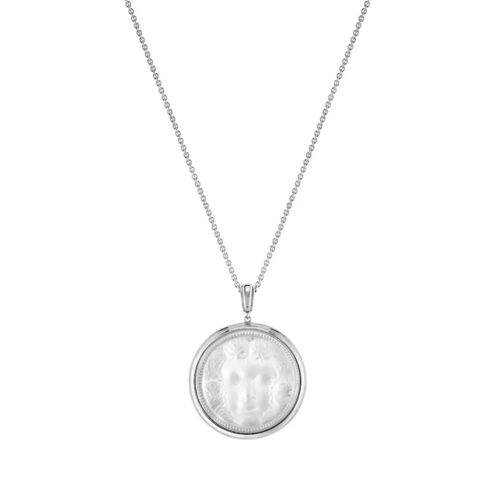 Vessière Cristaux Bijoux|Pendentifs Cristal|Pendentif aréthuse rond Lalique