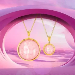 Vessière Cristaux Bijoux|Pendentifs Cristal|Pendentif aréthuse rond Lalique