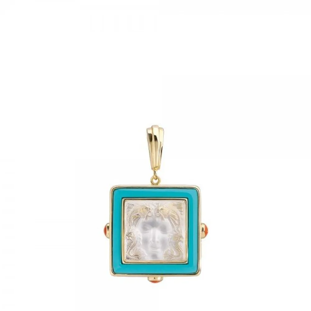 Vessière Cristaux Bijoux|Pendentifs Cristal|Pendentif aréthuse vermeil lalique