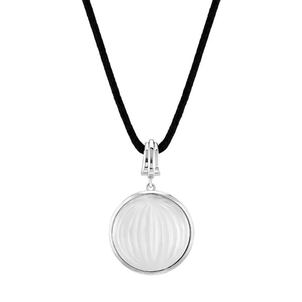 Vessière Cristaux Bijoux|Pendentifs Cristal|Pendentif cabochon vibrante lalique