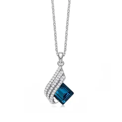 Vessière Cristaux Pendentifs Cristal|Pendentifs|Pendentif éclat d’azur