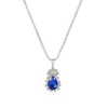 Vessière Cristaux Pendentifs Cristal|Pendentifs|Pendentif cristal bleu renaissance