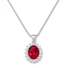 Vessière Cristaux Pendentifs Cristal|Pendentifs|Pendentif cristal rouge Rubis d’Antan