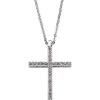 Vessière Cristaux Colliers Cristal|Colliers|Pendentif croix crital