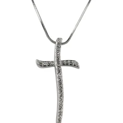 Vessière Cristaux Colliers Cristal|Colliers|Pendentif croix gm cristal