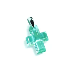 Vessière Cristaux Pendentifs Cristal|Pendentifs|Pendentif croix lalique