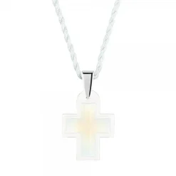 Vessière Cristaux Bijoux|Pendentifs Cristal|Pendentif croix opale lalique
