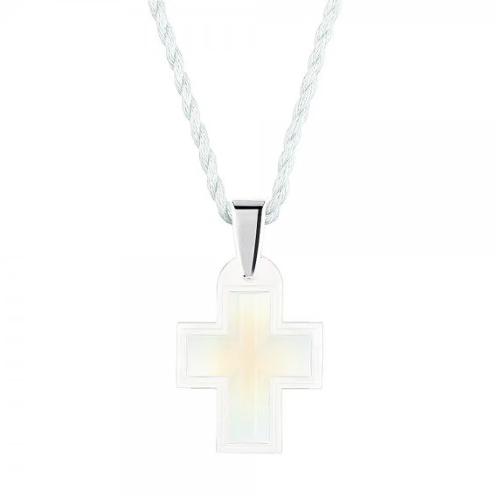 Vessière Cristaux Bijoux|Pendentifs Cristal|Pendentif croix opale lalique