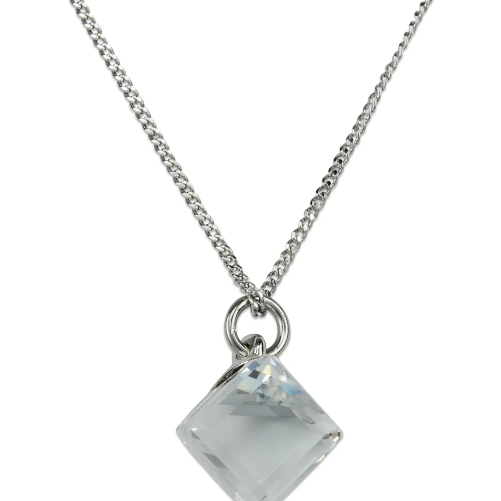 Vessière Cristaux Colliers Cristal|Colliers|Pendentif cube cristal