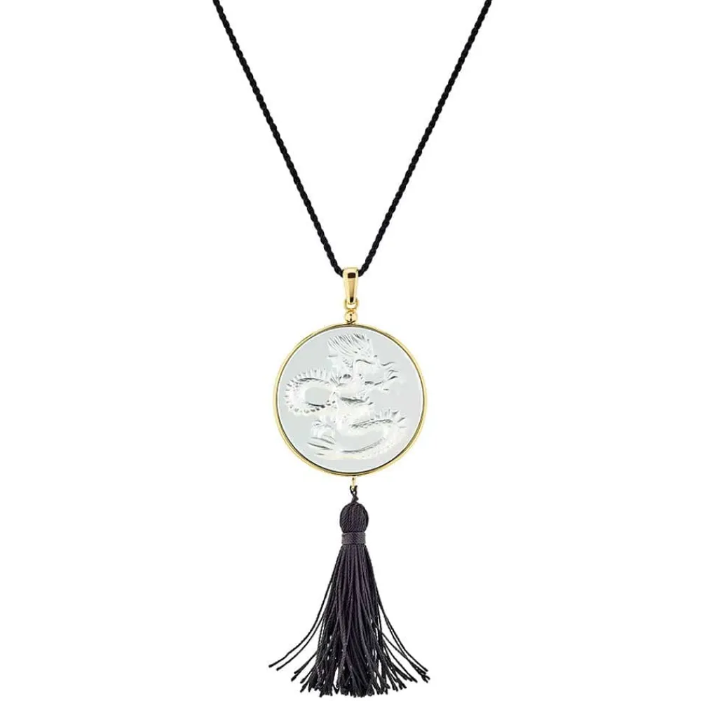 Vessière Cristaux Bijoux|Pendentifs Cristal|Pendentif Dragon Tianlong Lalique