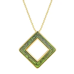 Vessière Cristaux Bijoux|Pendentifs Cristal|Pendentif losange panthère Lalique