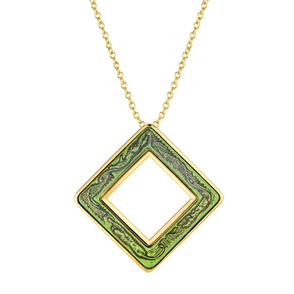 Vessière Cristaux Bijoux|Pendentifs Cristal|Pendentif losange panthère Lalique