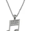 Vessière Cristaux Pendentifs Cristal|Pendentifs|Pendentif note music cristaux swarovski®