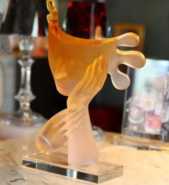 Vessière Cristaux Éditions D’Art Cristal|Sculptures Cristal|Pensée d’amour daum etienne