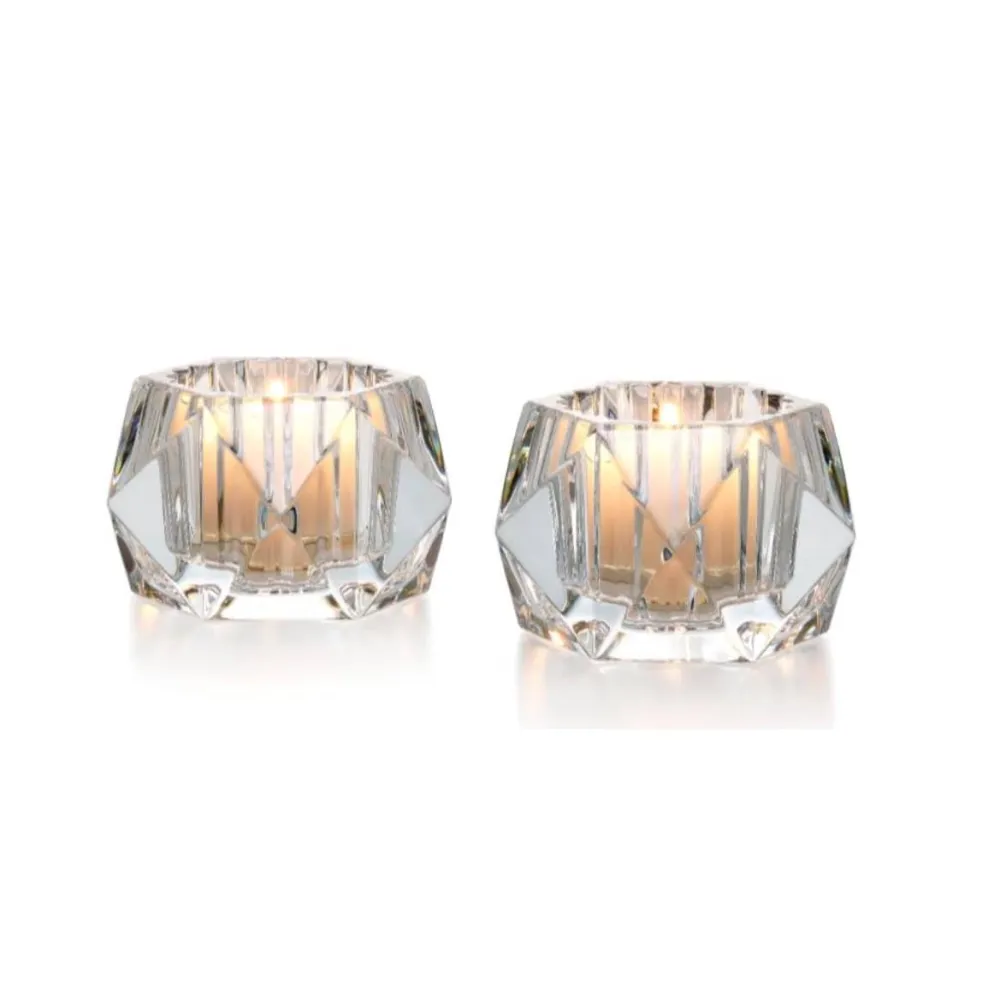Vessière Cristaux Coupes, Coupelles Et Photophores|Photophores, Bougeoirs Cristal|Photophore Louxor Baccarat X2