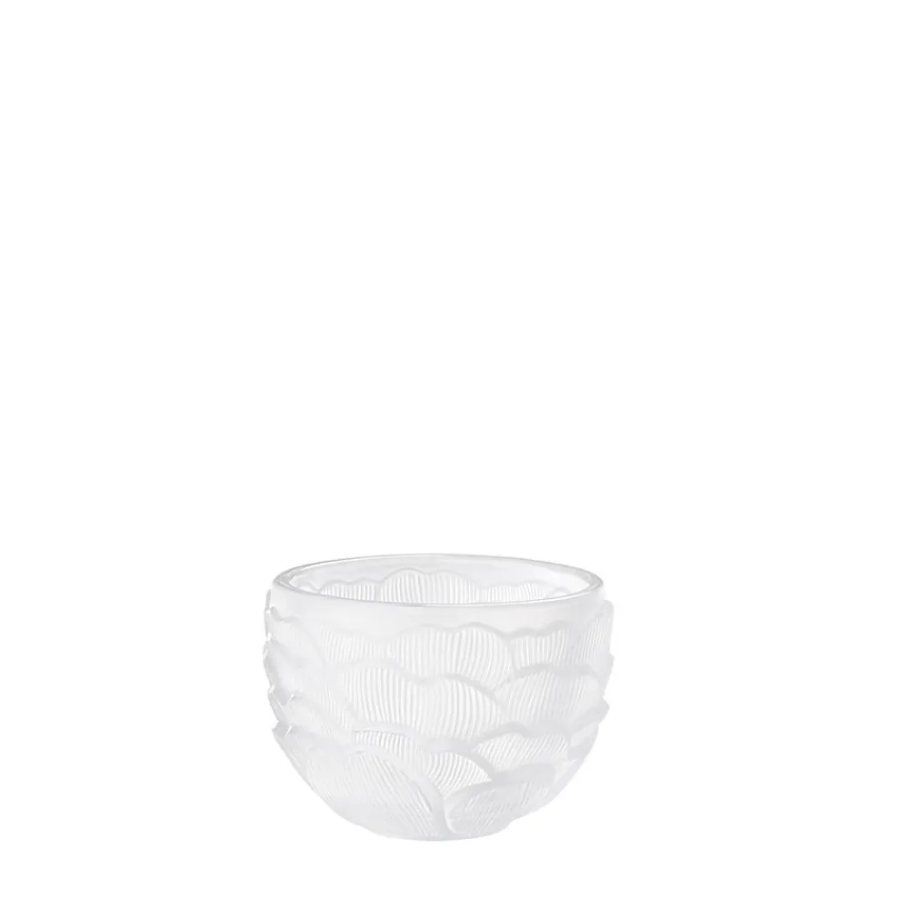 Vessière Cristaux Coupes, Coupelles Et Photophores|Photophores, Bougeoirs Cristal|Photophore Pivoine Lalique