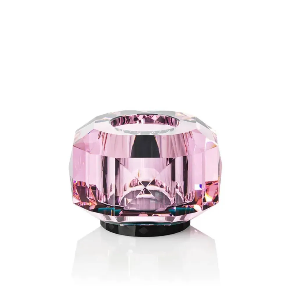 Vessière Cristaux Bougeoir|Coupes, Coupelles Et Photophores|Photophore Texas Supreme rose Reflections Copenhagen