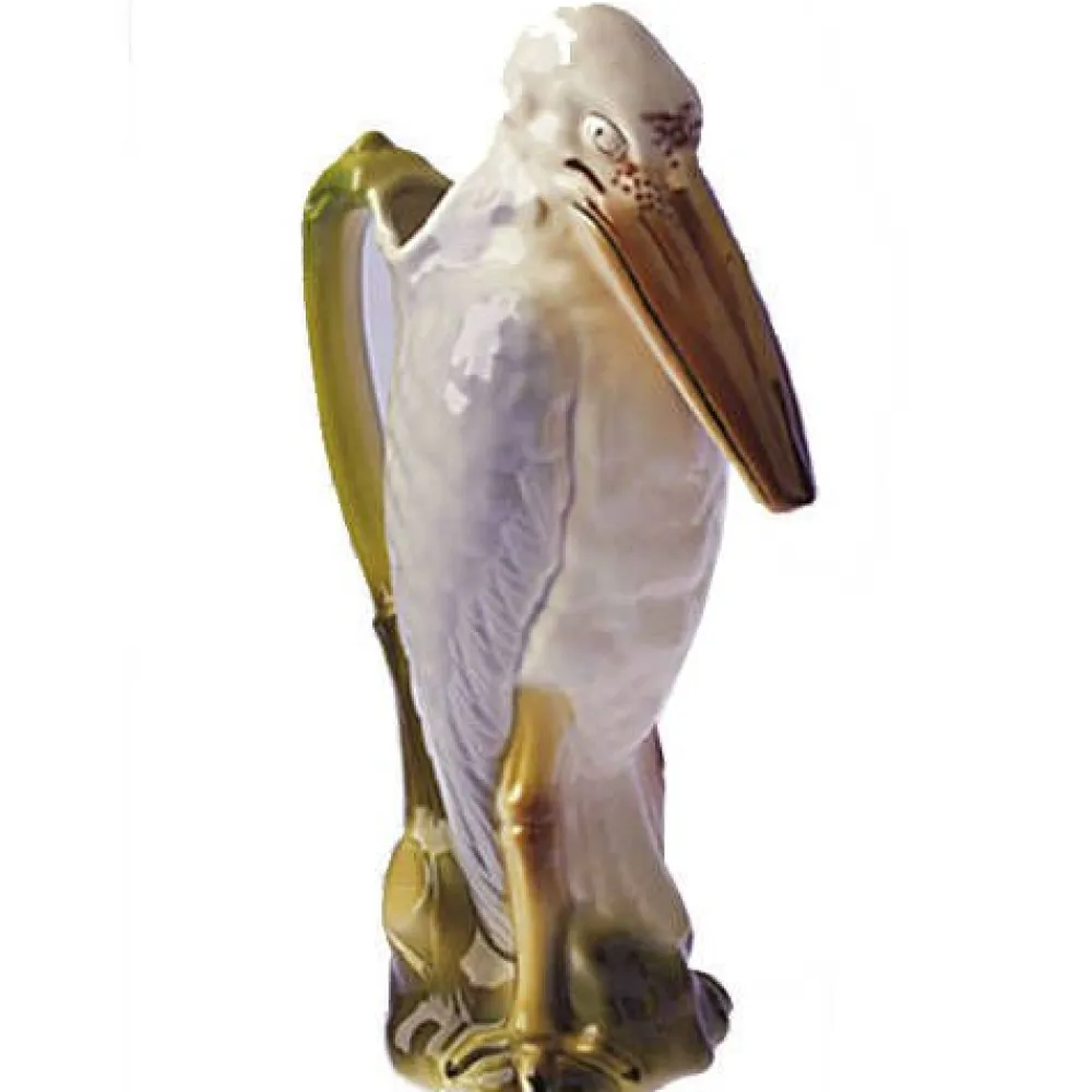 Vessière Cristaux Lunéville|Pichet marabout faïence barbotine